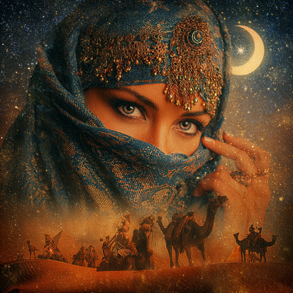 Enchanted Desert Belly Dancer I — Fine Art Print